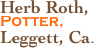 Herb Roth,
Potter,
Leggett, Ca.