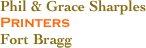 Phil & Grace Sharples
Printers
Fort Bragg
